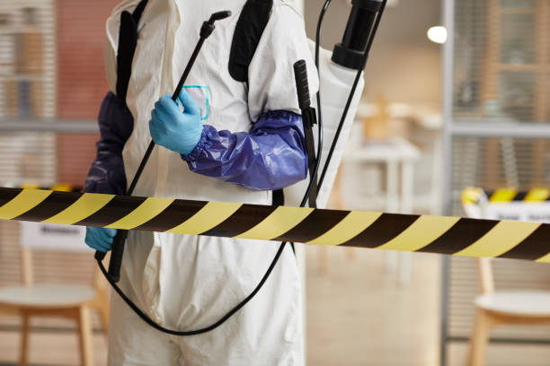Professional Biohazard Cleanup technician working in Graham, NC